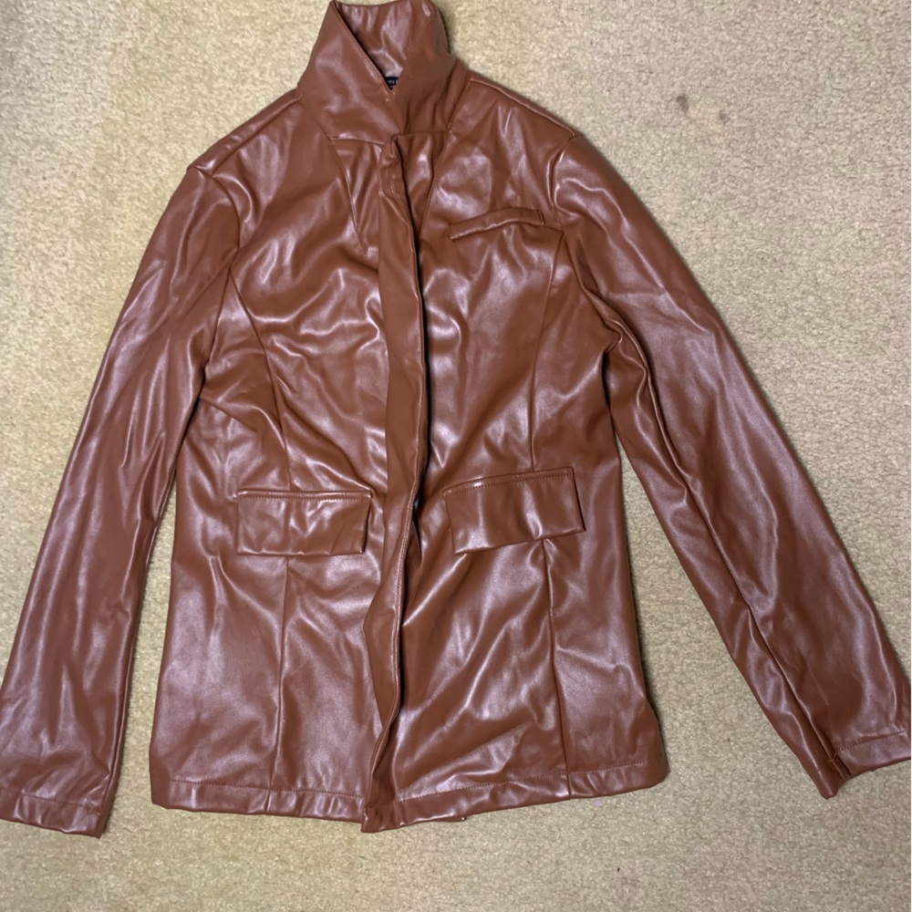Shein leather jacket